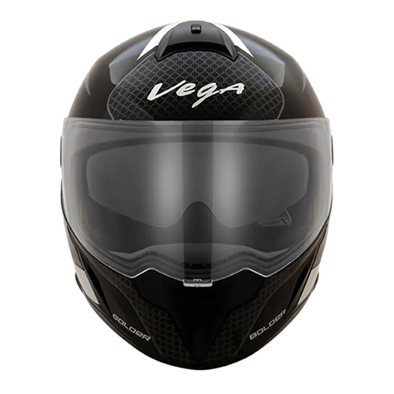 VEGA Ryker Bolder Black Silver Full Face Helmet