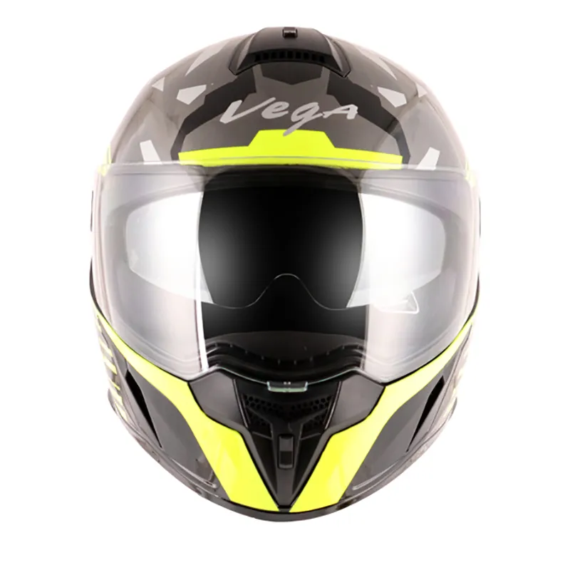VEGA Ryker Camo Black Neon Yellow Full Face Helmet