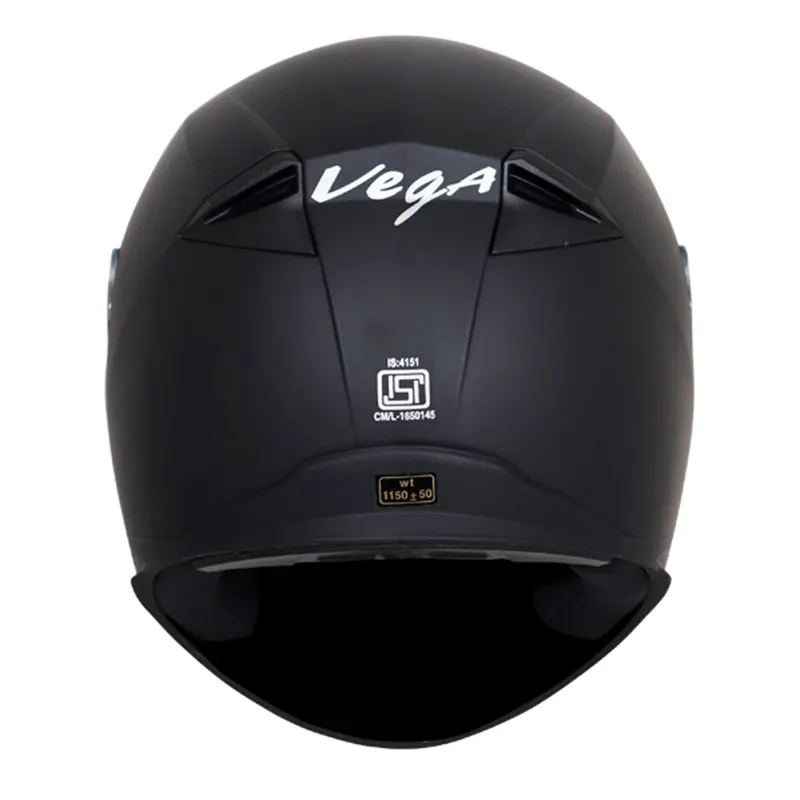 VEGA Ryker Dull Black Full Face Helmet