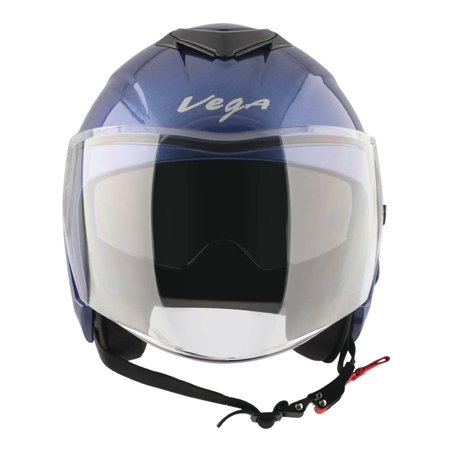 Vega Punch Solid M.Blue Half Face Helmet