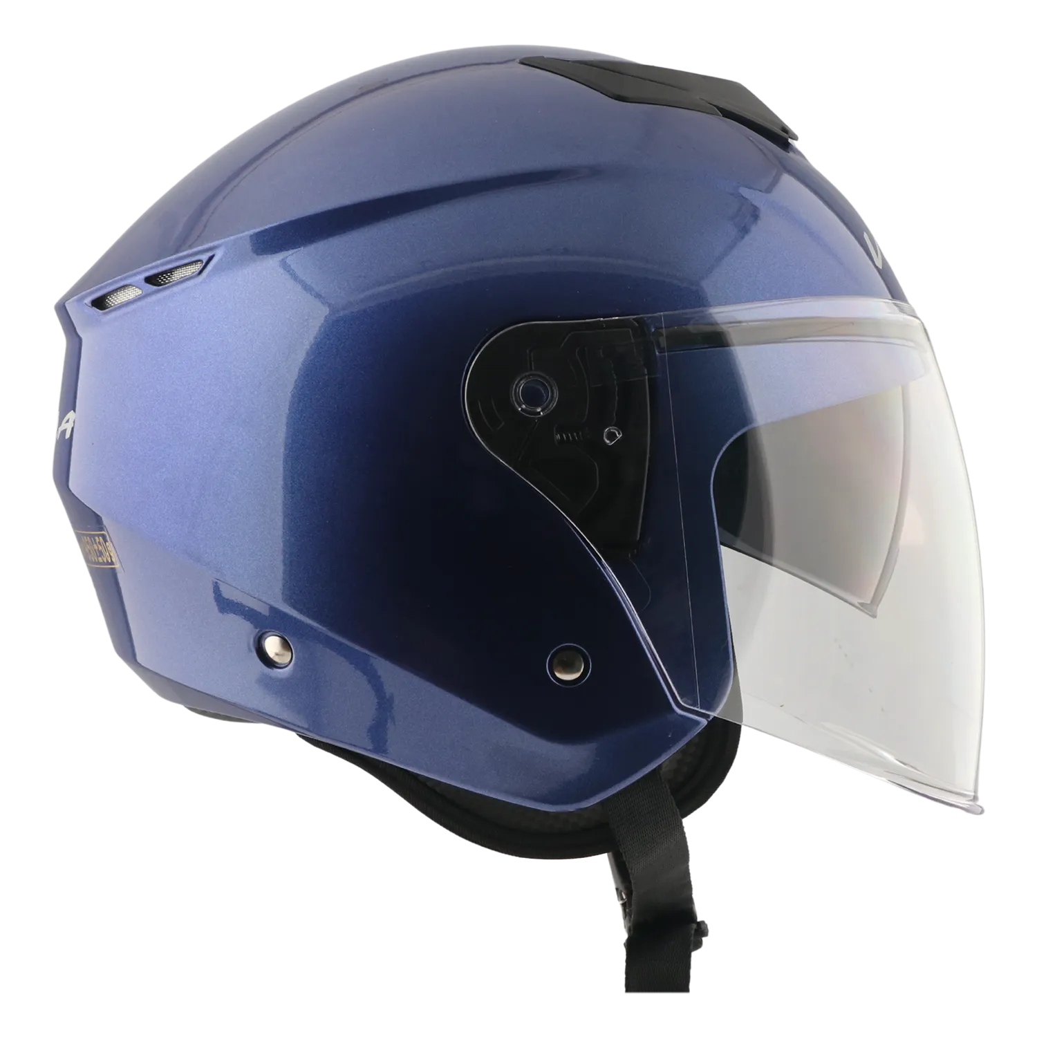 Vega Punch Solid M.Blue Half Face Helmet