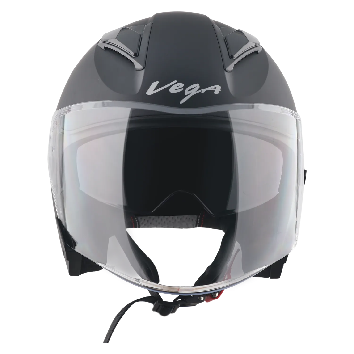 Vega Swift DX Dull Black Half Face Helmet