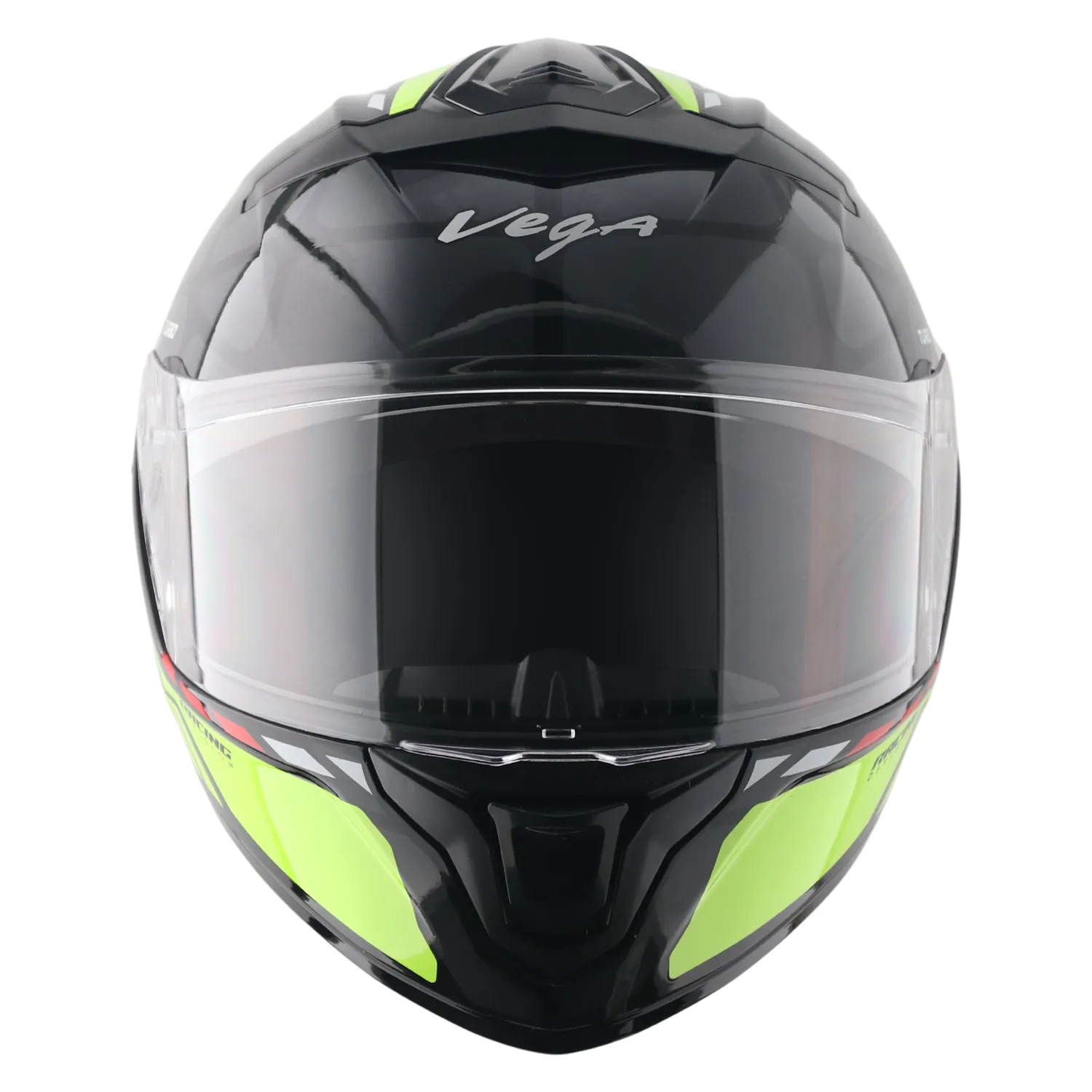 Vega Turbo Squad Black Neon yellow Full Face Helmet