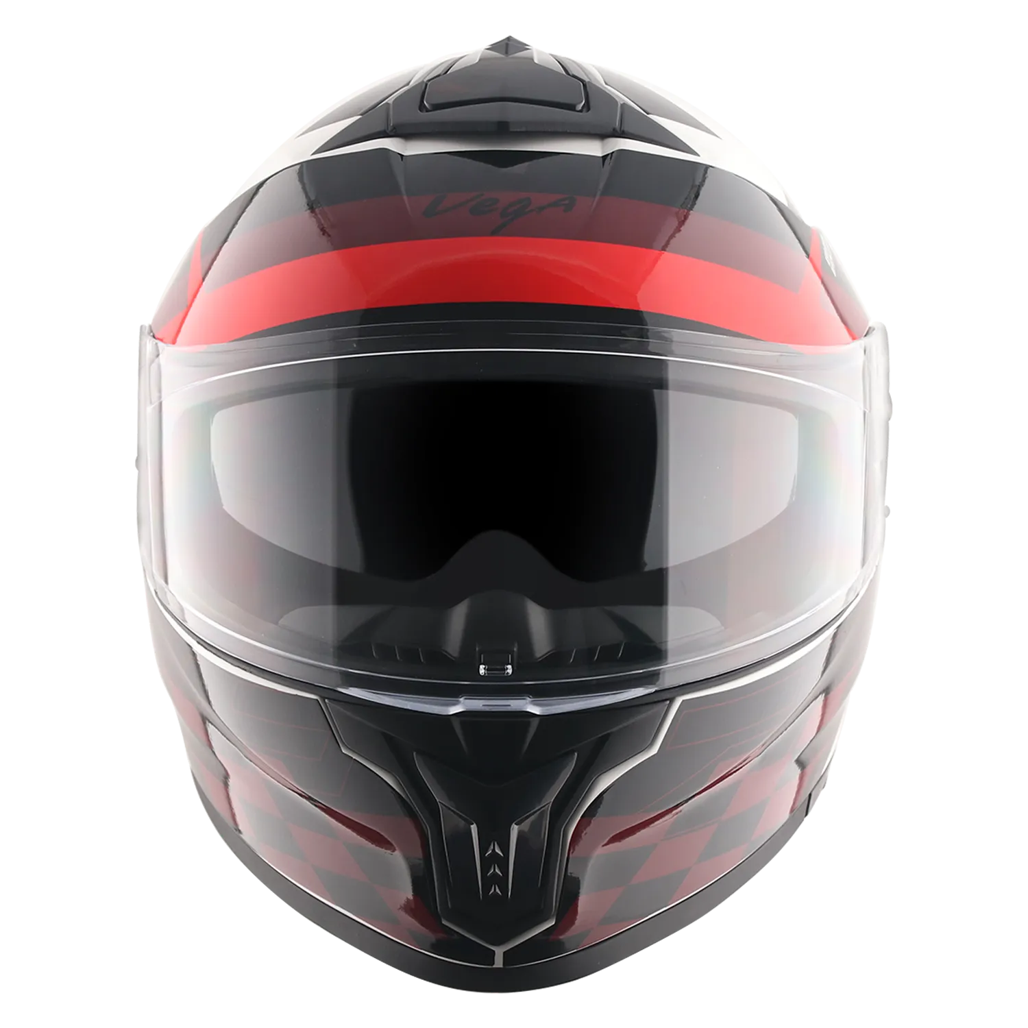 Vega Zap Dx Alliance White Red Full face Helmet