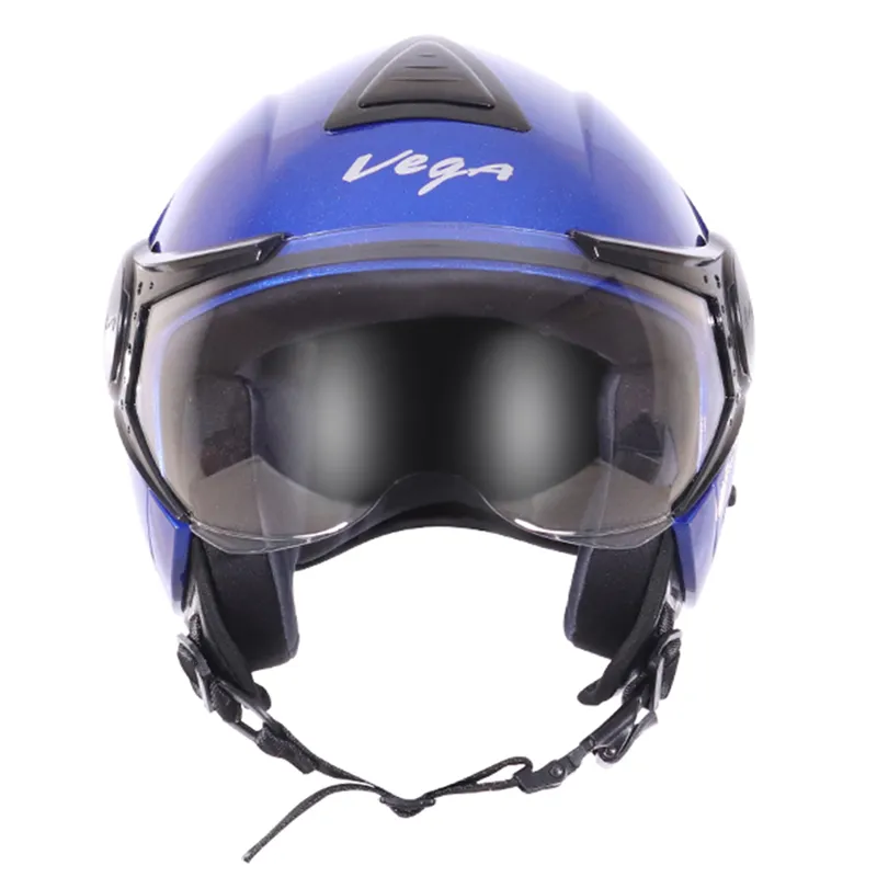 VEGA Verve Blue Half Face Helmet