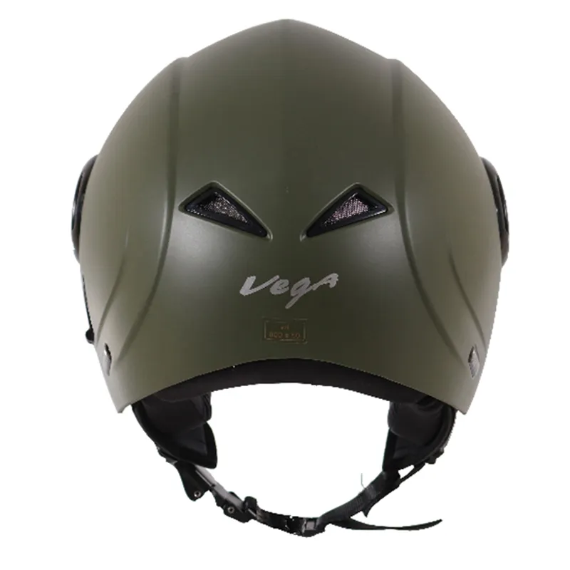 VEGA Verve Dull Army Green Half Face Helmet