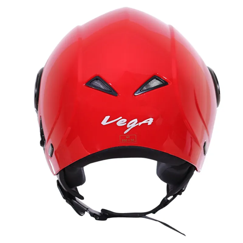 VEGA Verve Red Half Face Helmet
