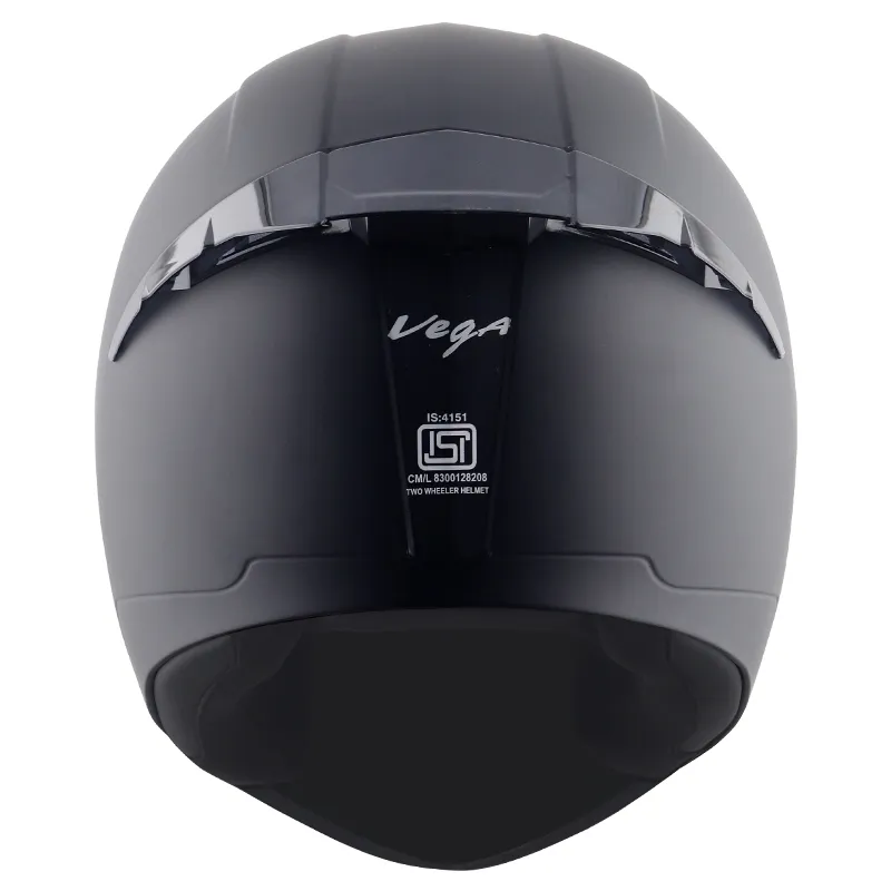 VEGA Voyager Dx Dull Black Half Face Helmet