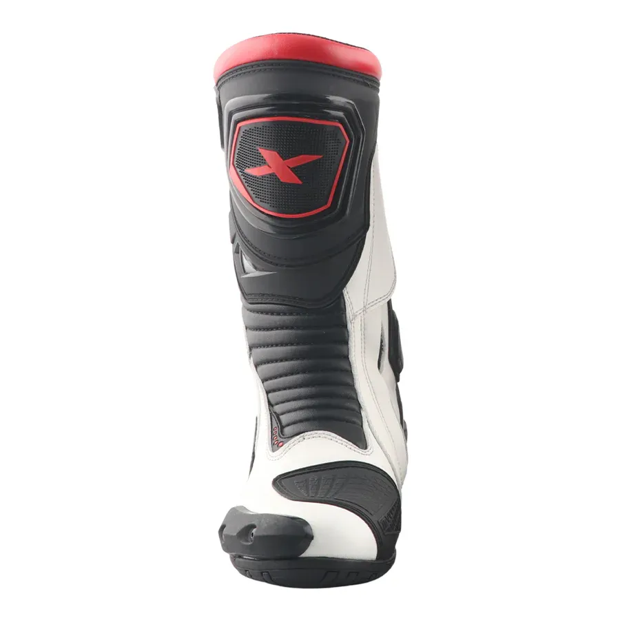Axor Slip Stream Pro(10) Black White Red Riding Gears Boots