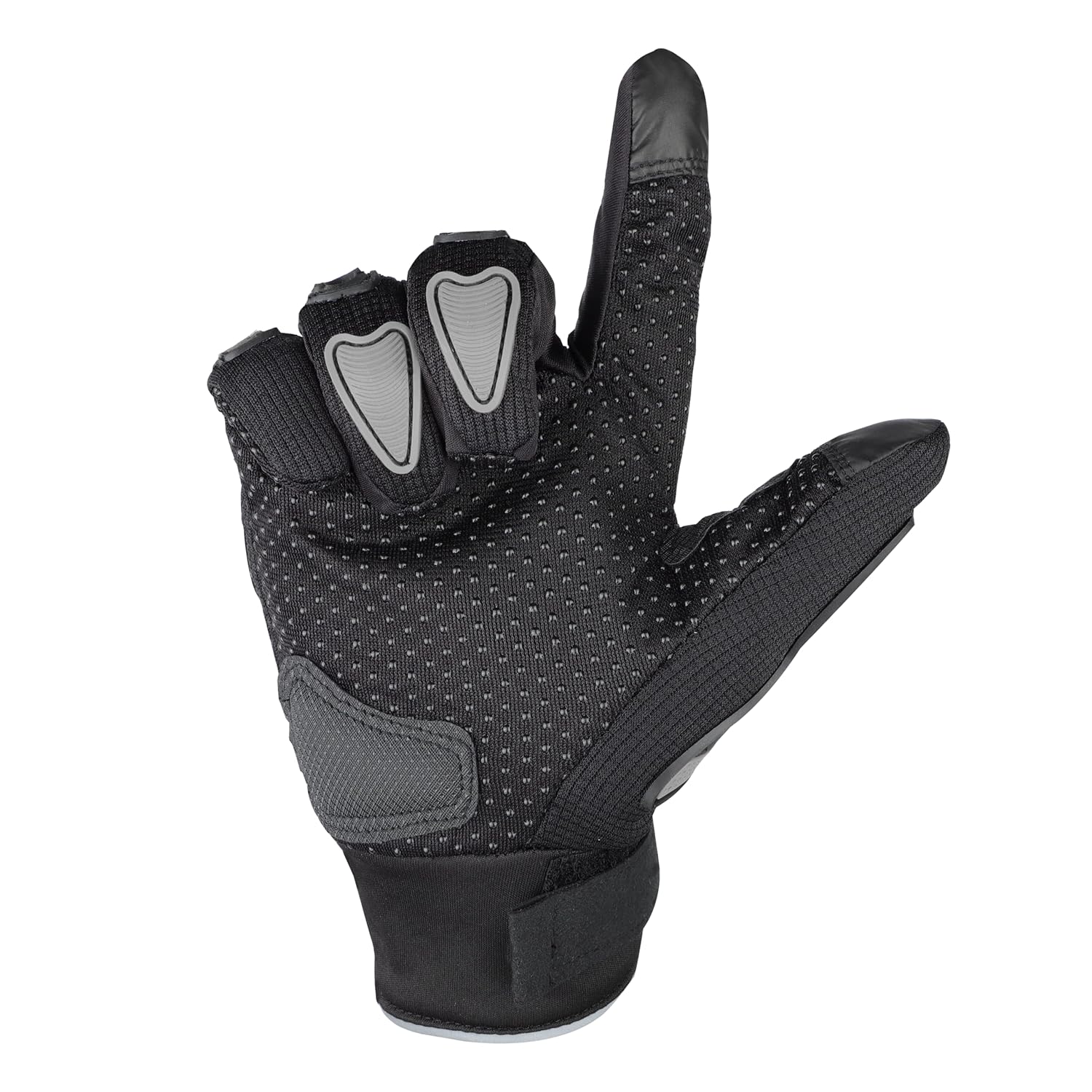 STEELBIRD Full Length Riding Black Grey Gloves Riding Gears
